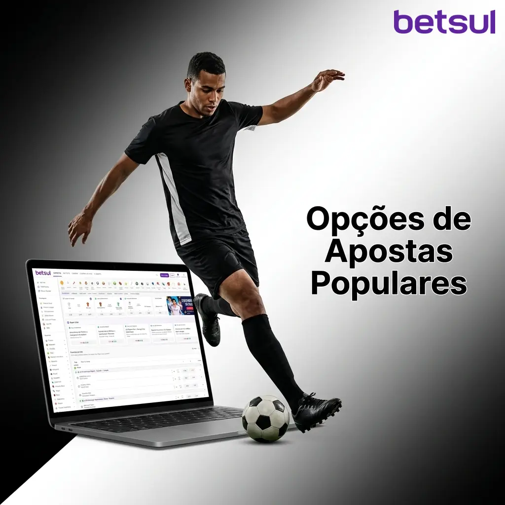 Opções de apostas na Betsul: ao vivo, multi ao vivo e pré-jogo com odds variadas para esportes populares