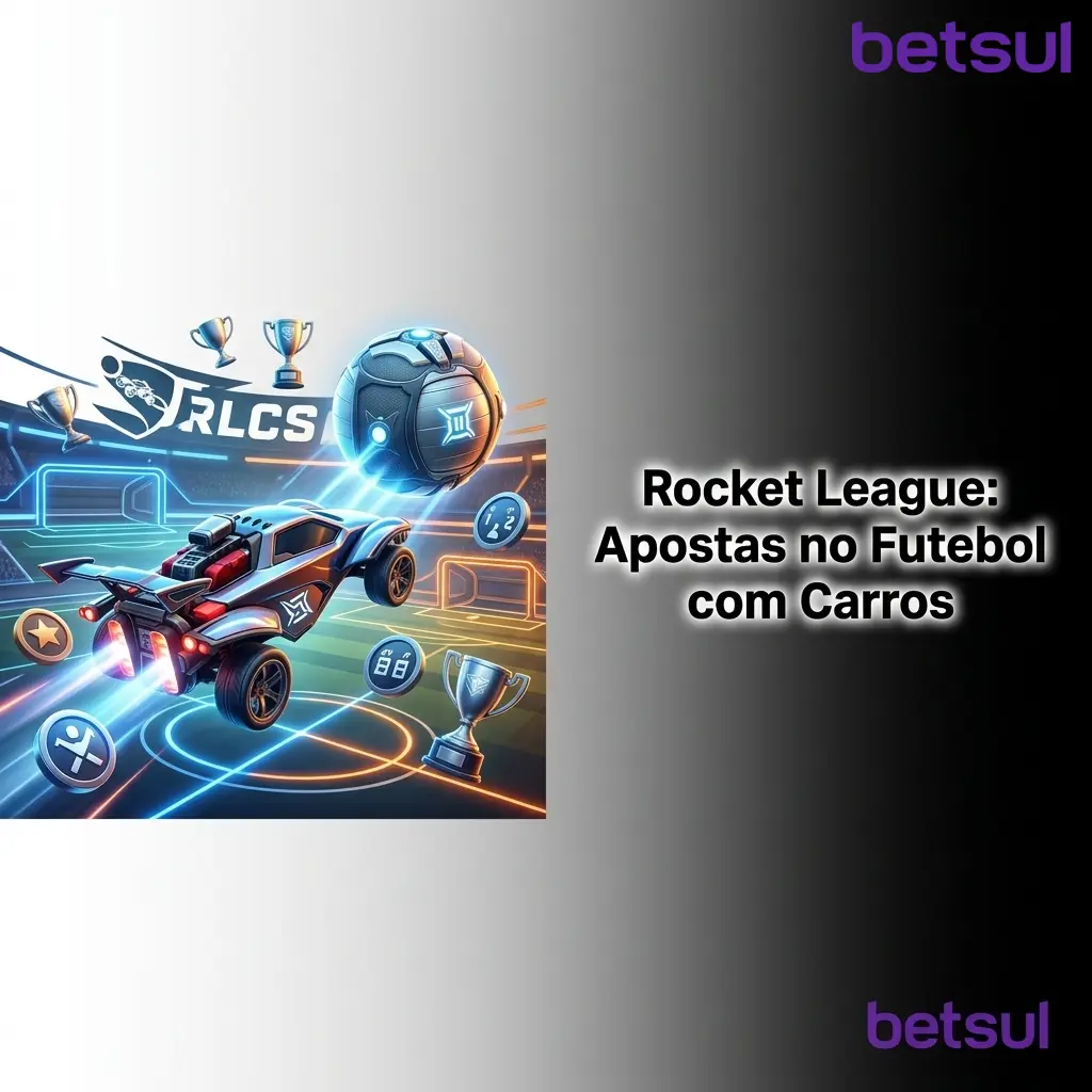 Apostas em Rocket League na Betsul: futebol com carros, mercados ao vivo e torneios RLCS