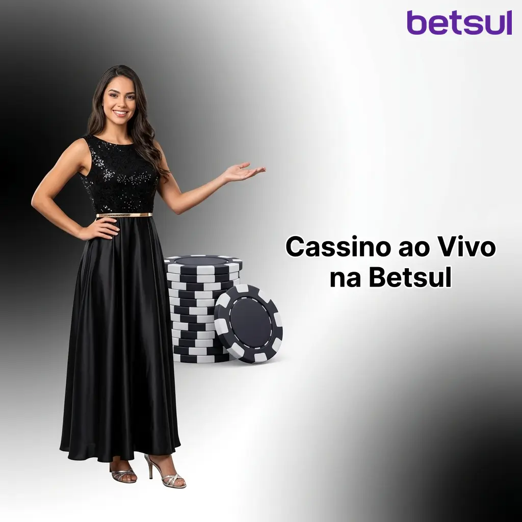 Cassino ao vivo da Betsul com dealers reais em HD, blackjack, roleta, bacará, pôquer e game shows interativos