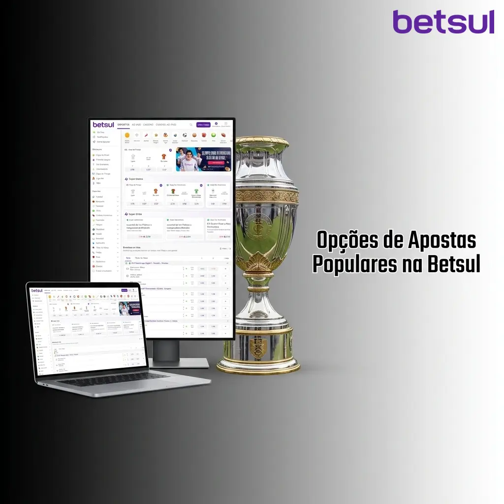 Opções de apostas na Betsul: pré-jogo, ao vivo, combinada e cash out para apostadores casuais e experientes