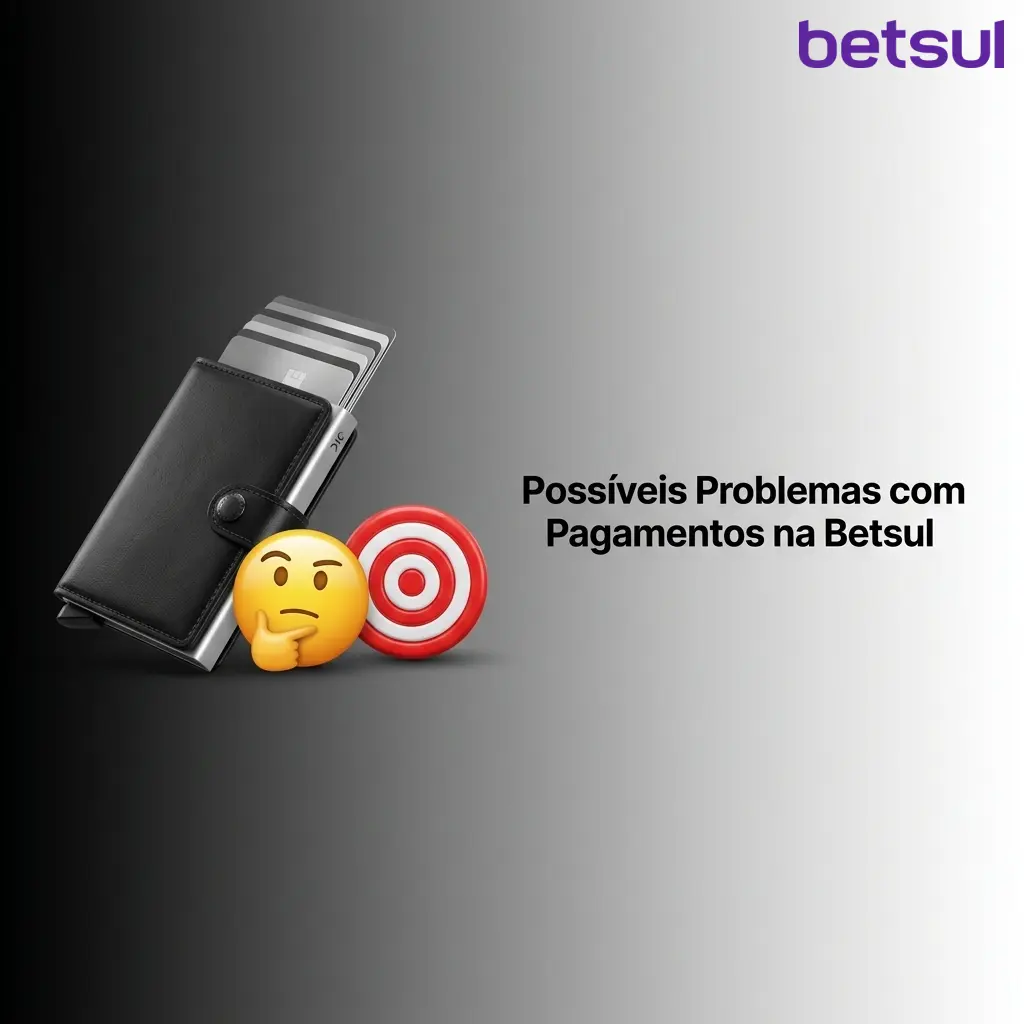 Problemas comuns com pagamentos na Betsul: depósito, saque recusado, QR Code Pix e conta não verificada