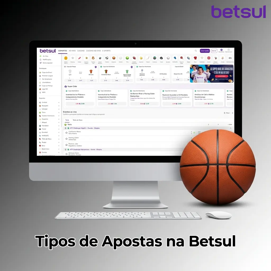 Tipos de apostas na Betsul: simples, múltipla, sistema, antepost e handicap explicados